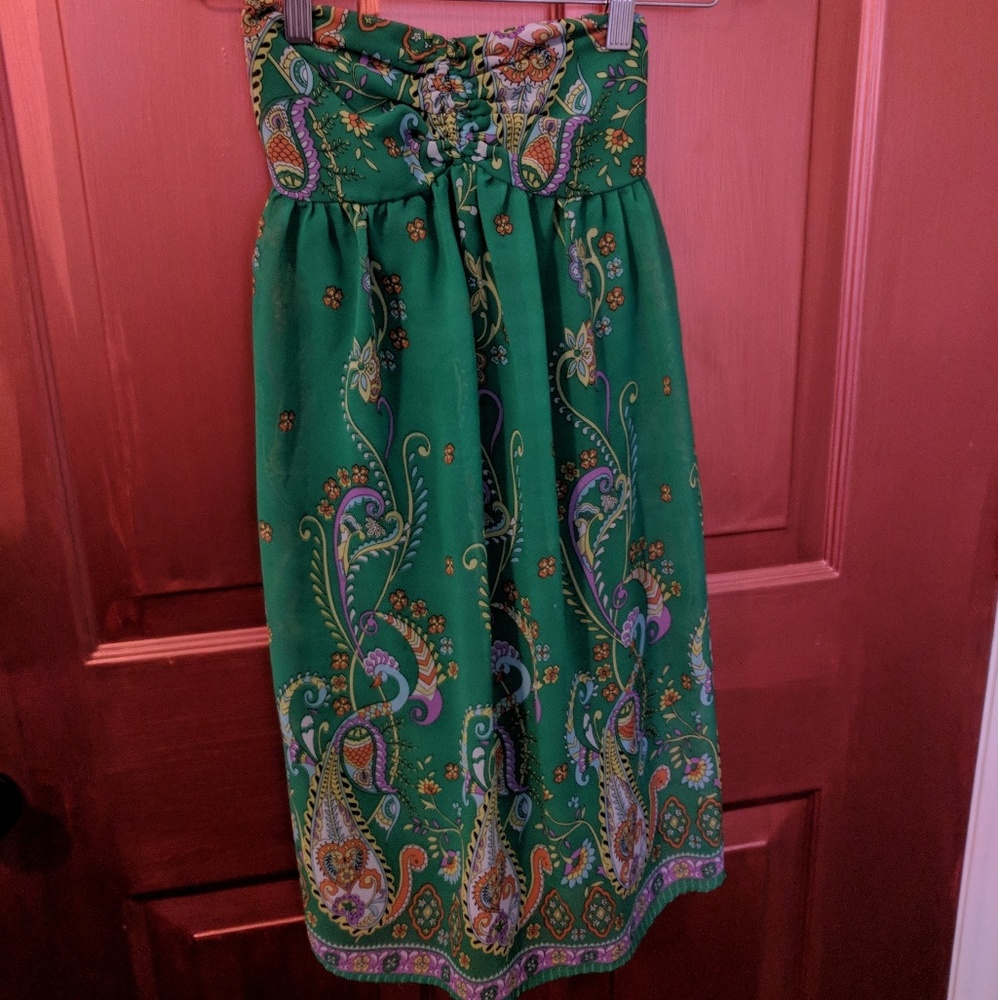 Strapless sundress